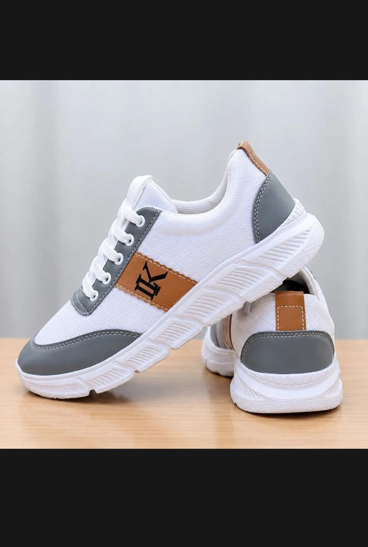 Sports Shoes for Men All Season Textured Neon Accents Woven & Braided Uppers High-Top Stylish Shoes Matte Black Black and Grey Color Available